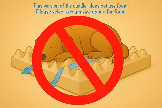 Furry's Paradise Cuddler Waterproof Bolster Pet Bed with Recycled Fibers and Non-Slip Bottom. (Dark Gray, Small)