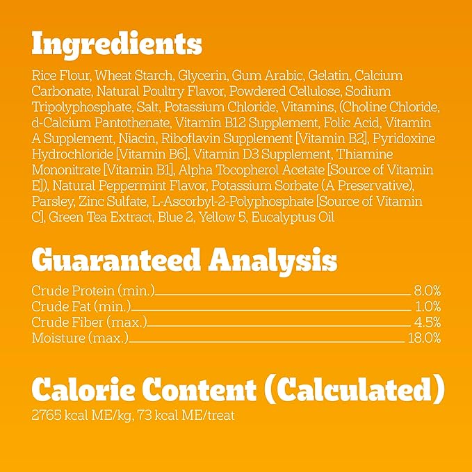 Pedigree Dentastix Large Breed Dog Treats, Fresh Flavor, 1.46 lb. Bag (28 Treats)